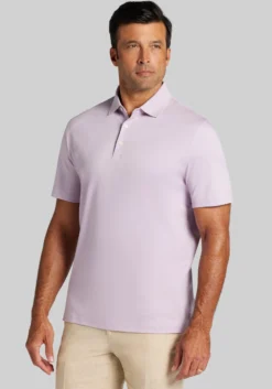 Jos. A. Bank Traditional Fit Liquid Cotton Interlock Polo - Big & Tall
