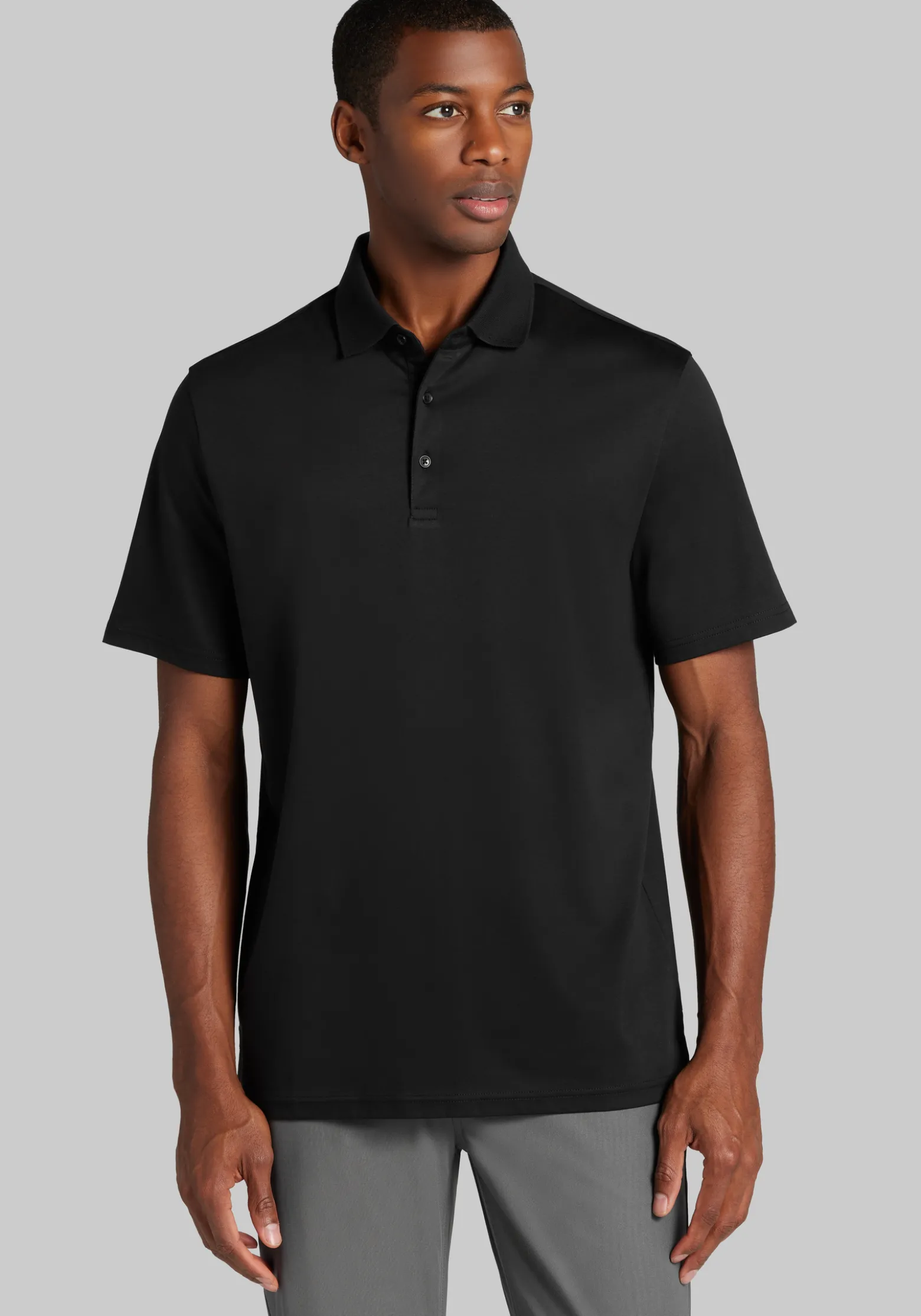 Jos. A. Bank Traditional Fit Liquid Cotton Interlock Polo - Big & Tall
