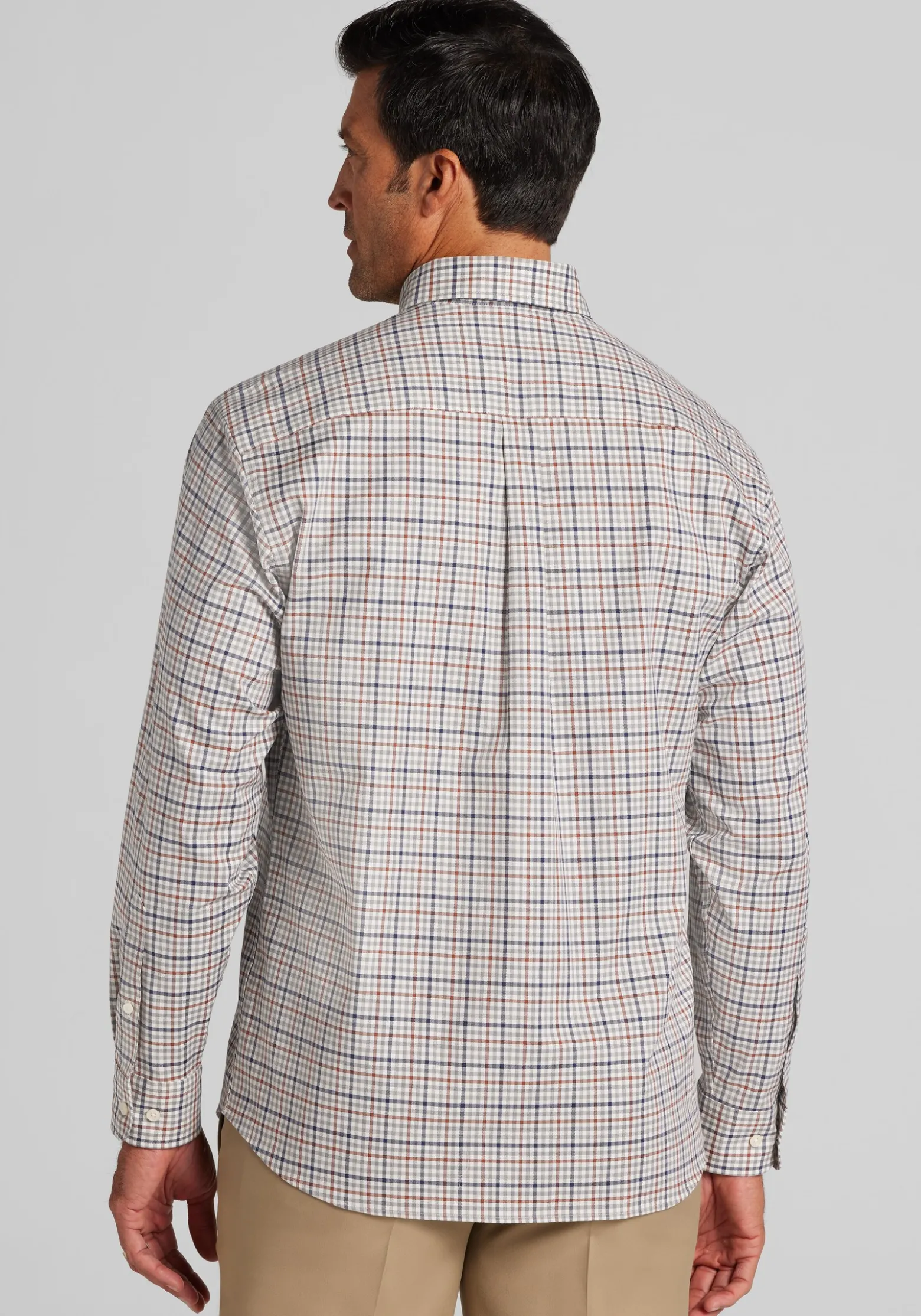 Jos. A. Bank Traditional Fit Plaid Button Up Shirt