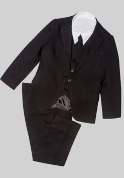 Oasis Linen Blend 5-Piece Toddler Boys Suit