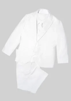 Oasis Linen Blend 5-Piece Toddler Boys Suit