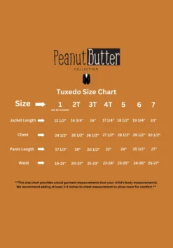 Peanut Butter Collection Bond 5-Piece Toddler Boys Tuxedo
