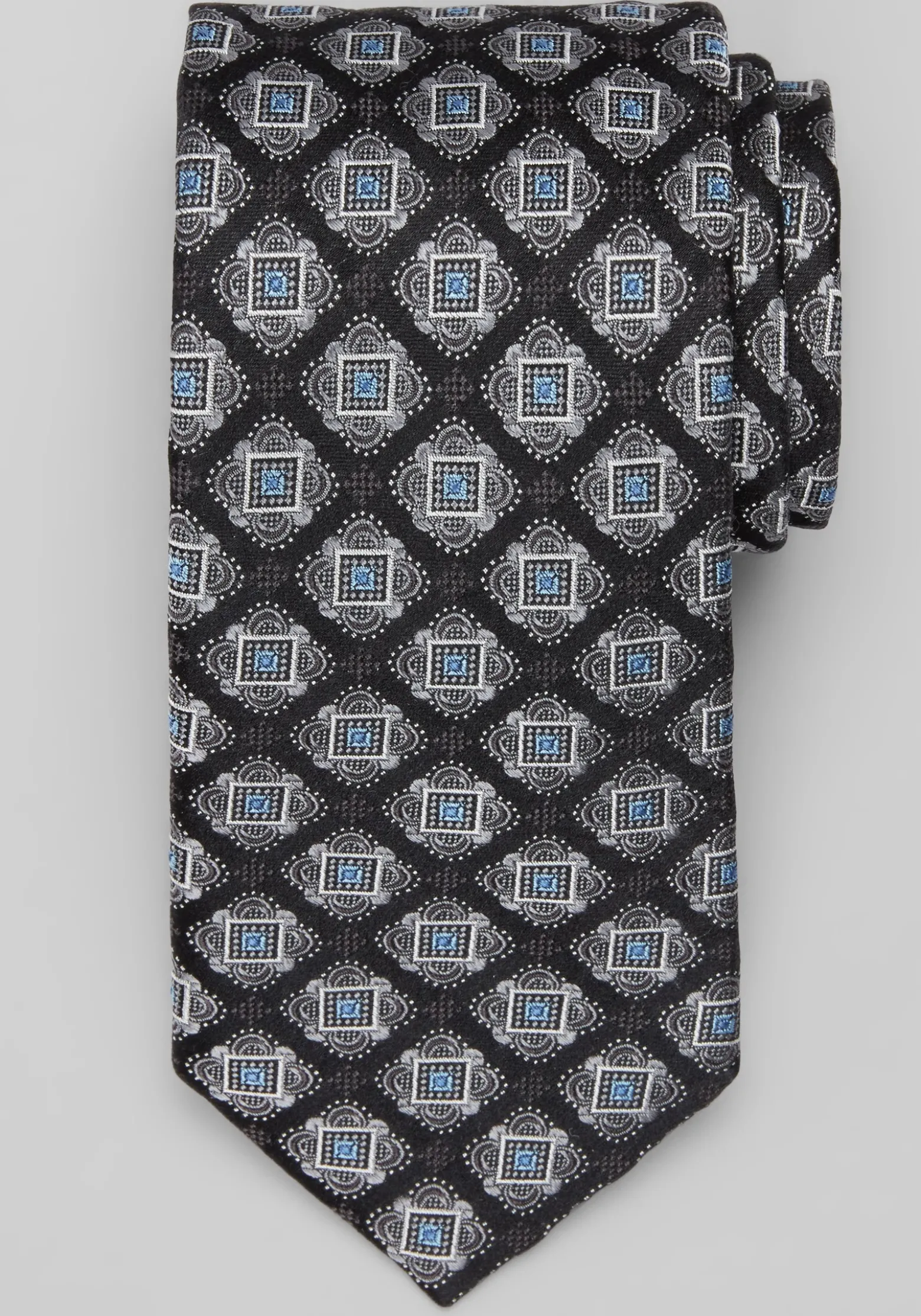 Reserve Collection Octagonal Square Neat Tie - Big & Tall