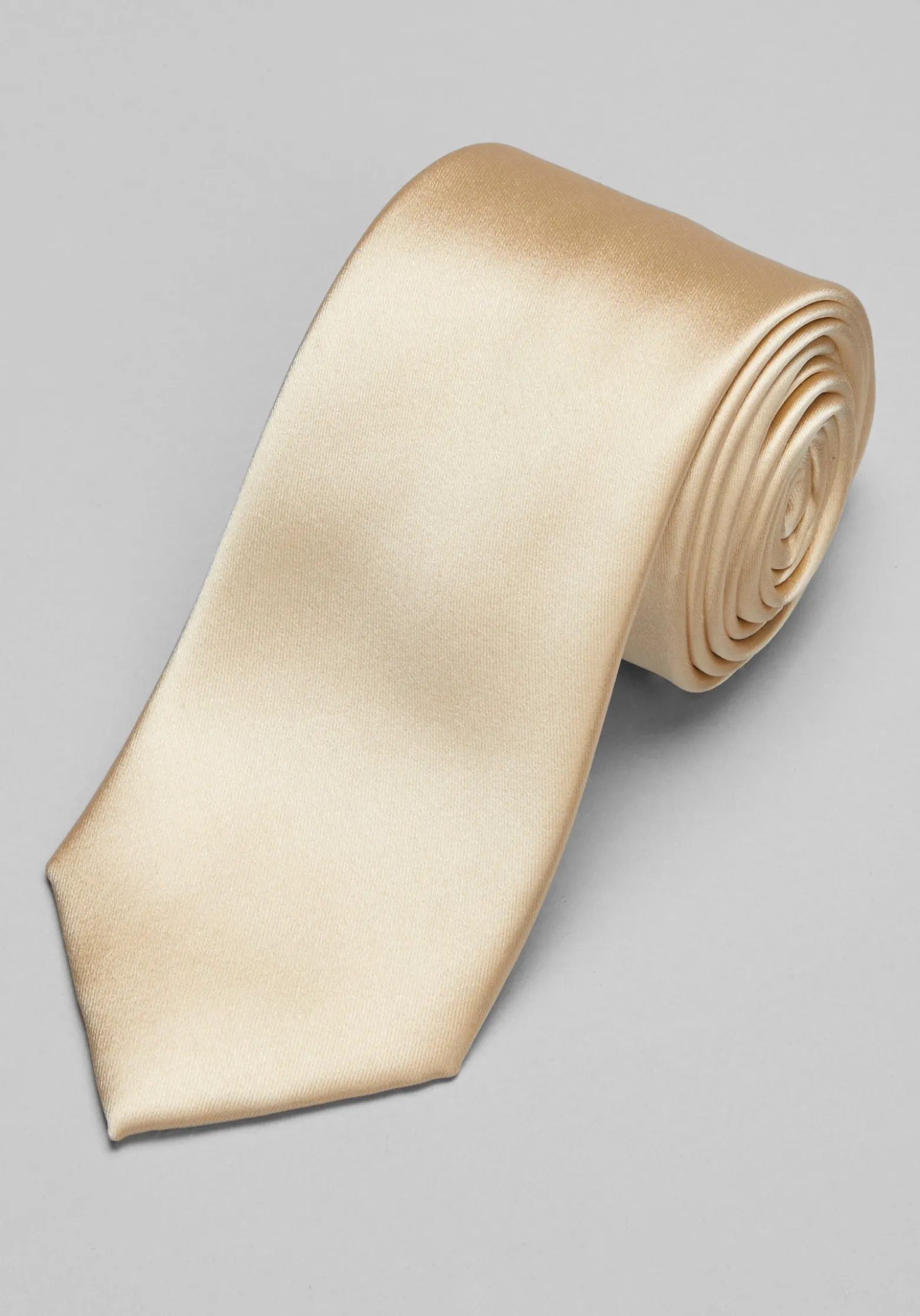 Reserve Collection Satin Weave Solid Tie - Long