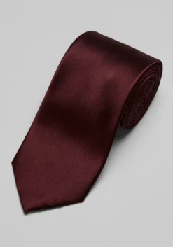 Reserve Collection Satin Weave Solid Tie - Long