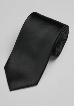 Reserve Collection Satin Weave Solid Tie - Long