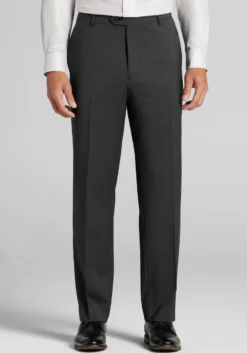 Reserve Collection Tailored Fit Italian Wool Suit Separates Pants - Big & Tall