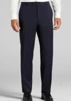 Reserve Collection Tailored Fit Italian Wool Suit Pants - Big & Tall