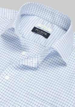 Reserve Collection Tailored Fit Spread Collar Check Dress Shirt - Big & Tall