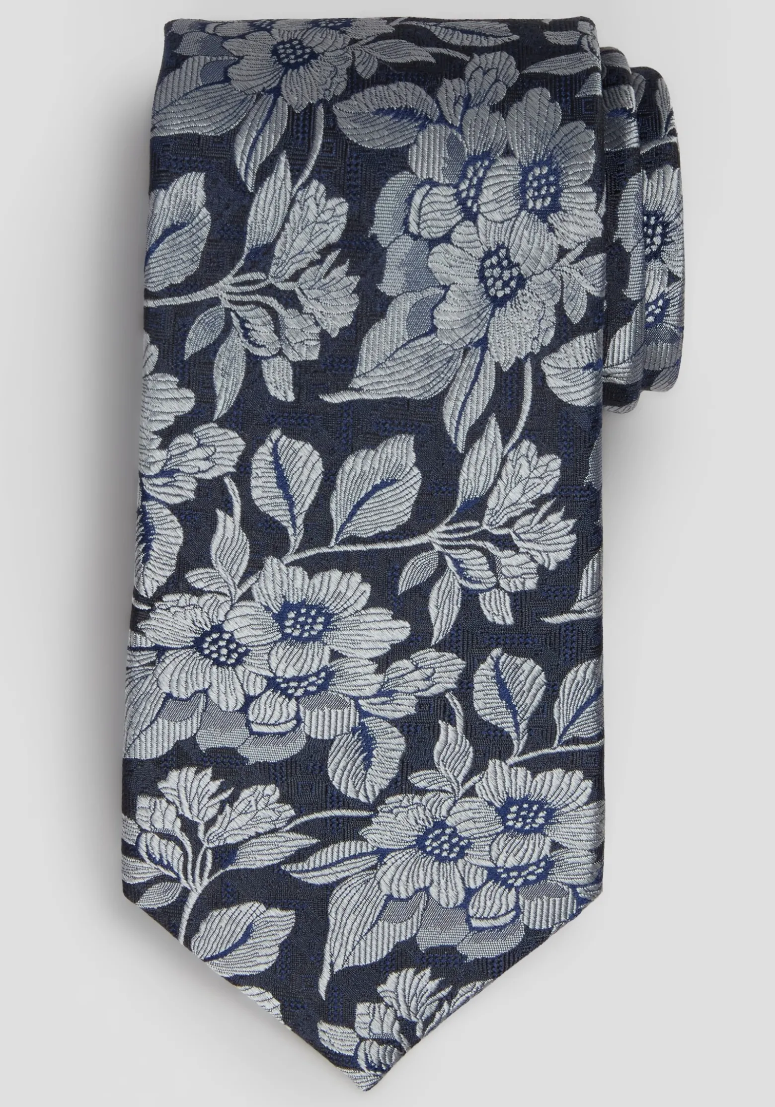 Reserve Collection Textured Floral Tie - Long