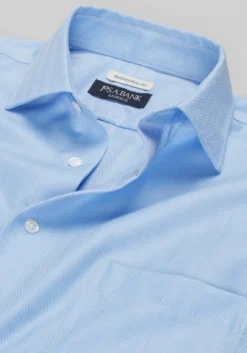 Reserve Collection Traditional Fit Spread Collar Herringbone Dress Shirt - Big & Tall