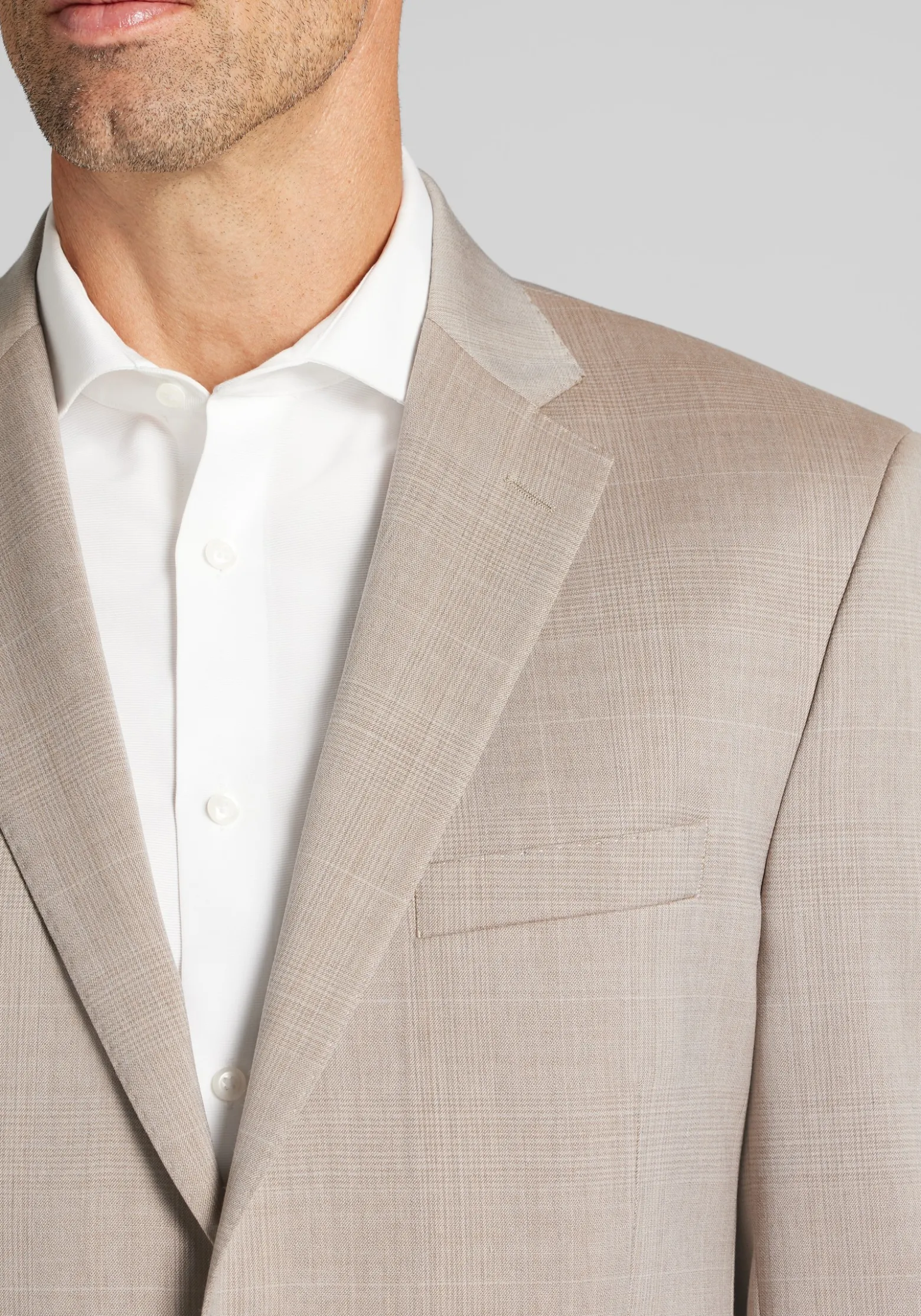 Reserve Collection Traditional Fit 100% Italian Wool Suit Separates Jacket