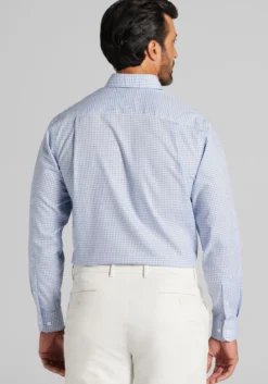 Reserve Collection Traditional Fit Spread Collar Gingham Dress Shirt