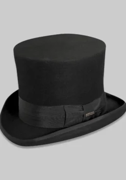 Scala Structured Wool Blend Top Hat