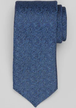Tonal Linear Floral Tie