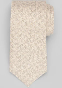 Tonal Linear Floral Tie