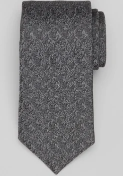 Tonal Linear Floral Tie