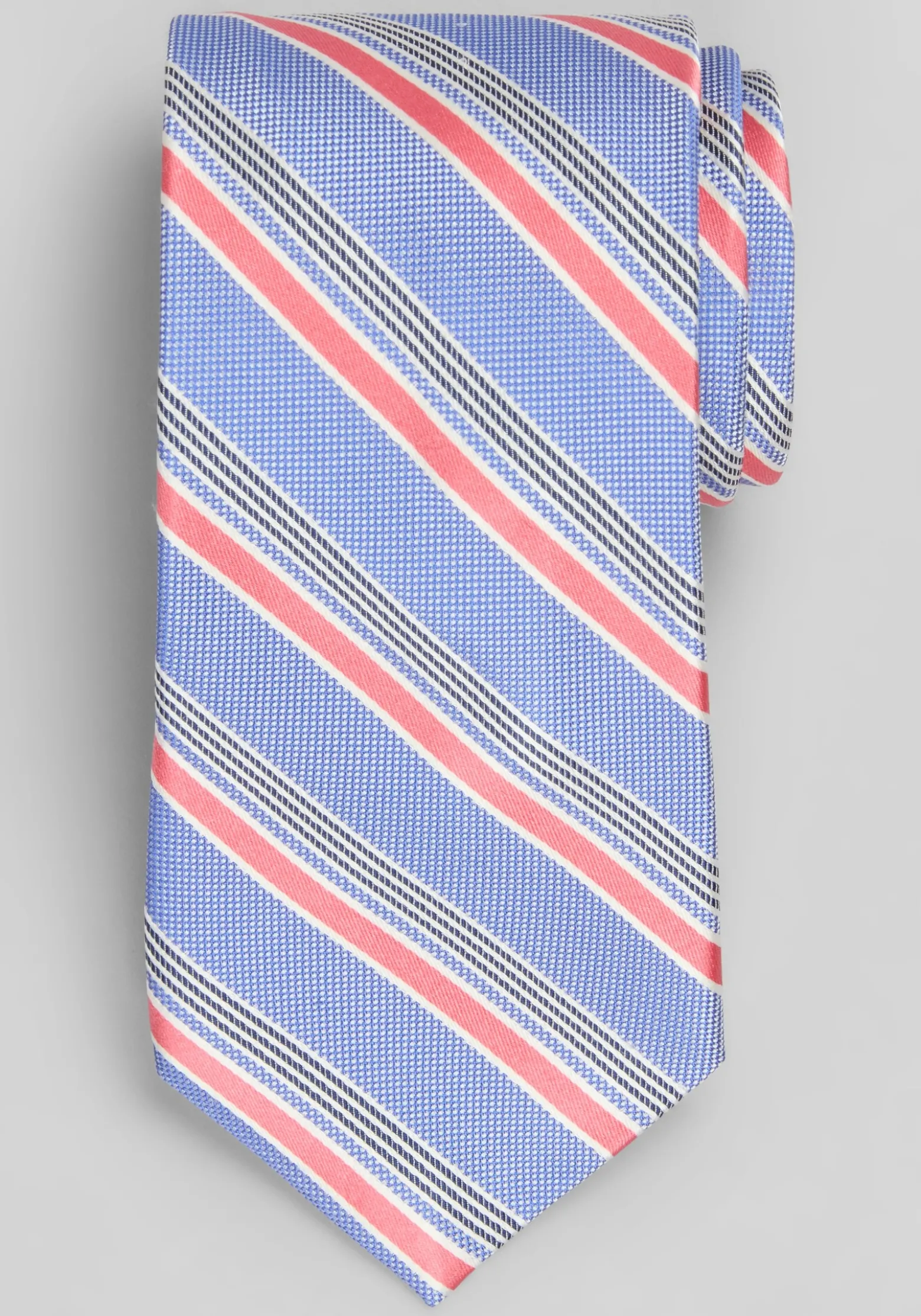 Traveler® Collection Cyber Stripe Silk Tie
