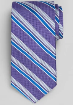 Traveler® Collection Cyber Stripe Silk Tie