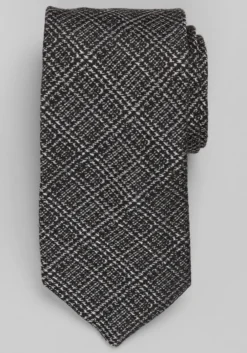 Traveler® Collection Houndstooth Plaid Tie