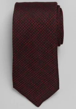 Traveler® Collection Houndstooth Plaid Tie