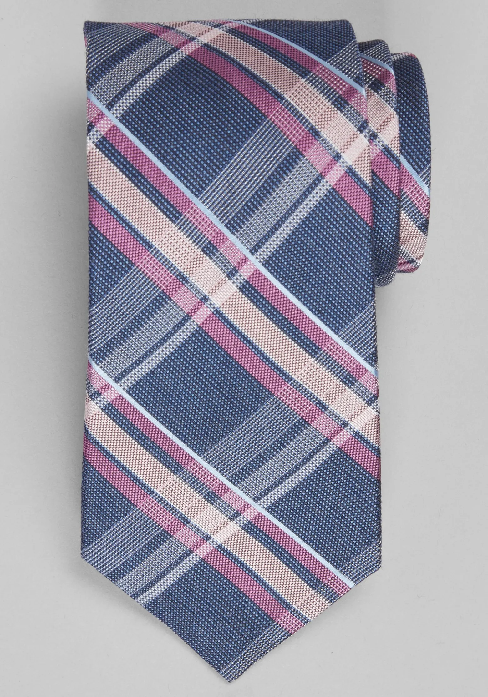 Traveler® Collection Peppermint Plaid Tie