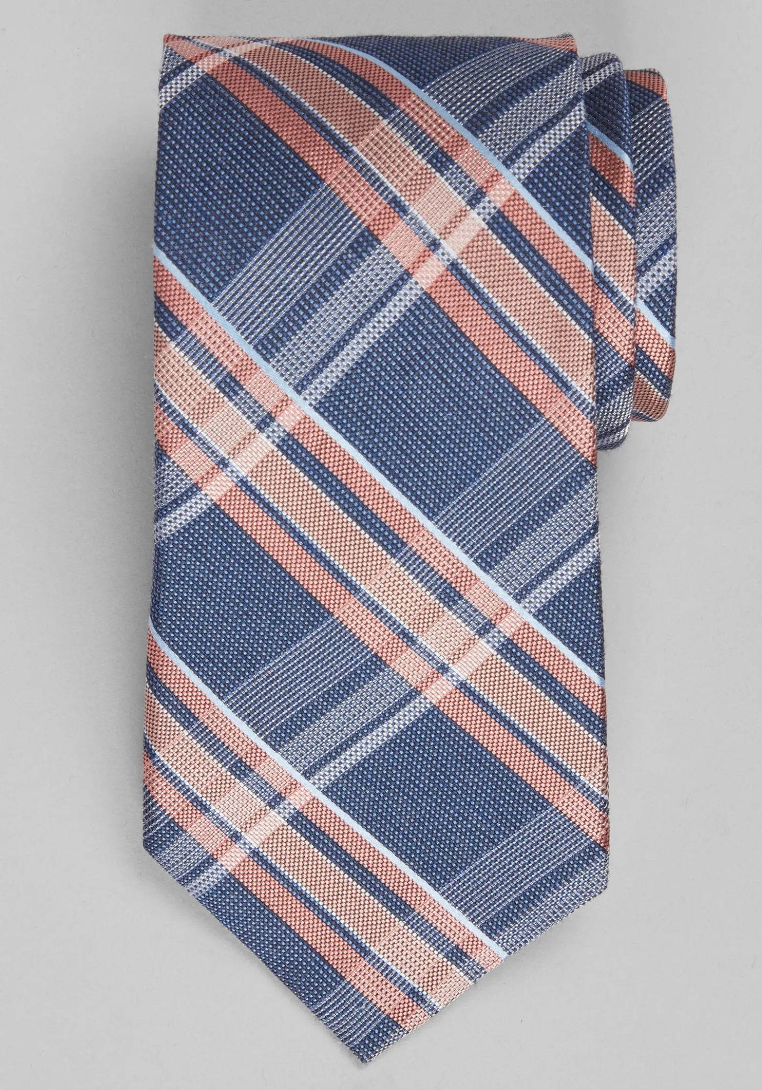 Traveler® Collection Peppermint Plaid Tie
