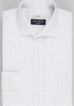 Traveler® Collection Slim Fit Multi Tattersall Dress Shirt