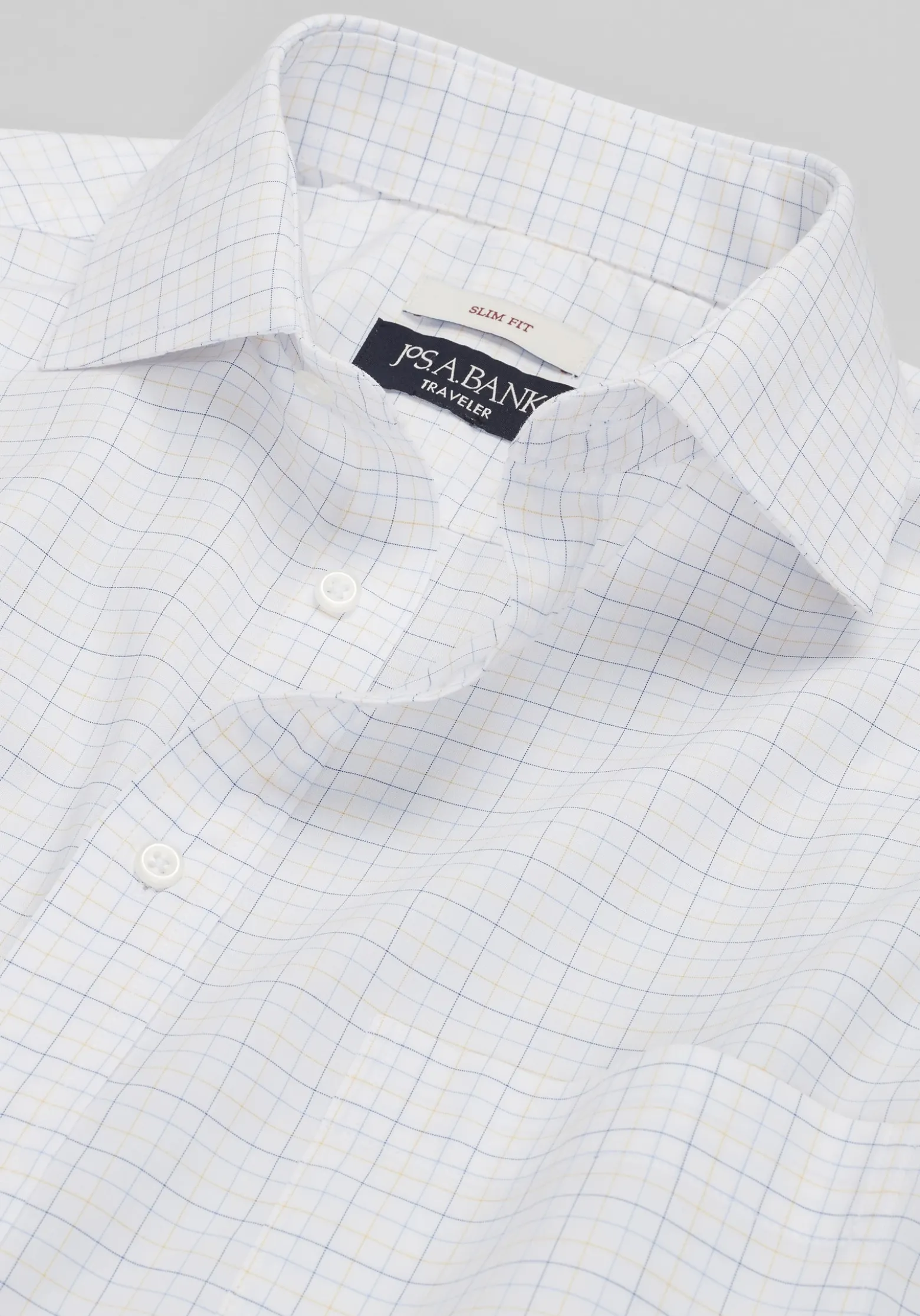 Traveler® Collection Slim Fit Multi Tattersall Dress Shirt