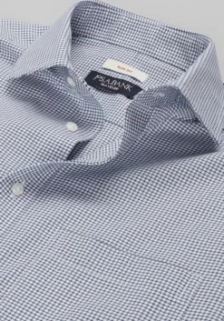 Traveler® Collection Slim Fit Spread Collar Grid Dress Shirt