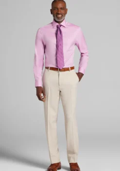 Traveler® Collection Slim Fit Spread Collar Dress Shirt