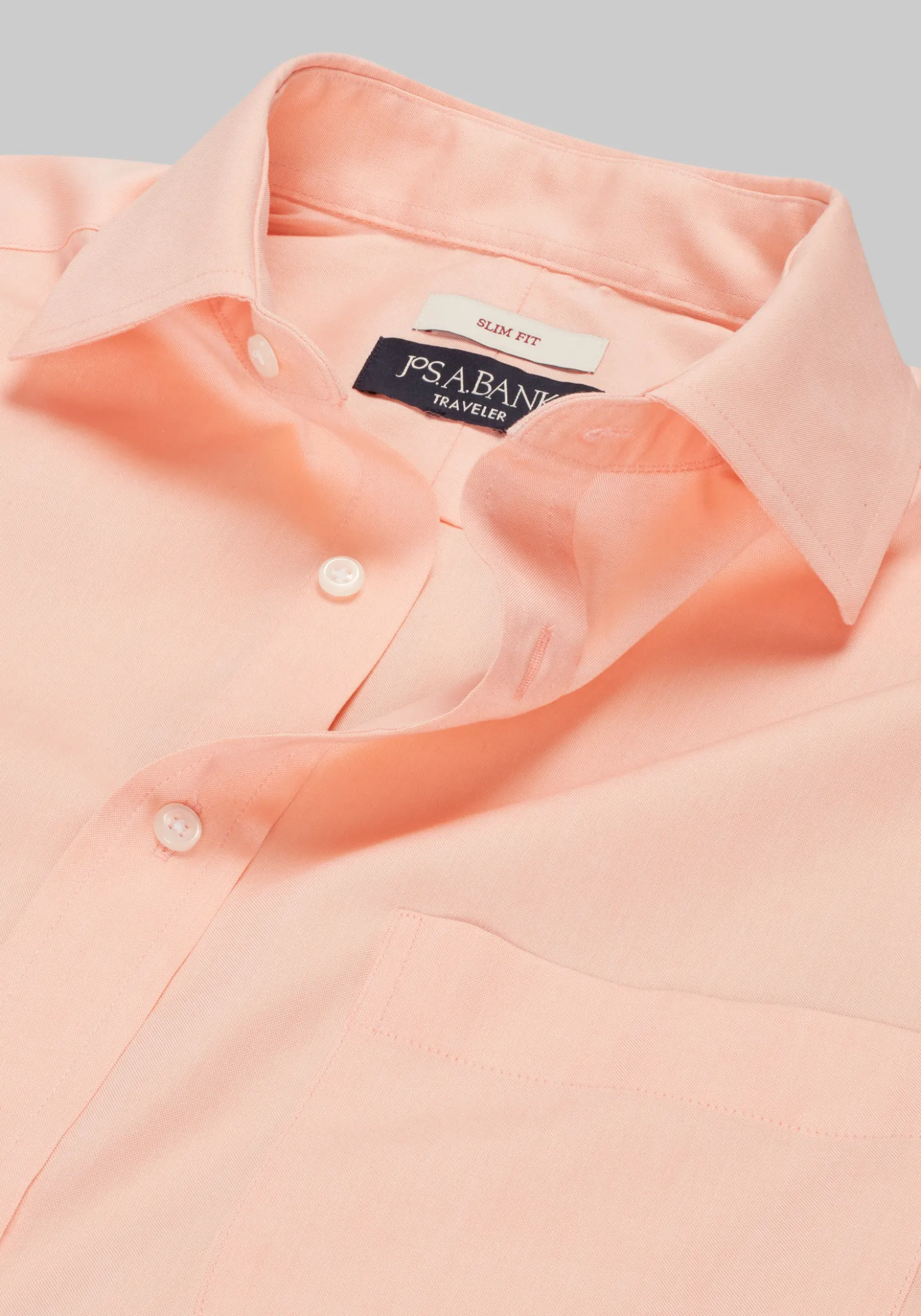 Traveler® Collection Slim Fit Spread Collar Dress Shirt