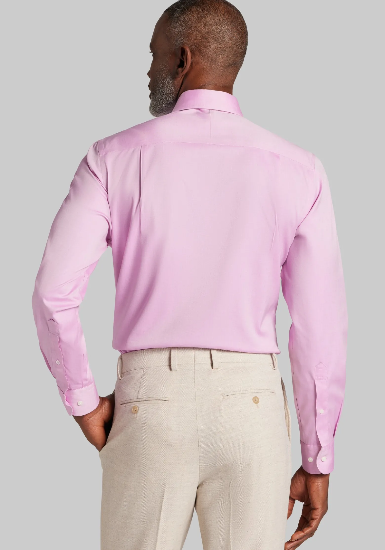 Traveler® Collection Slim Fit Spread Collar Dress Shirt
