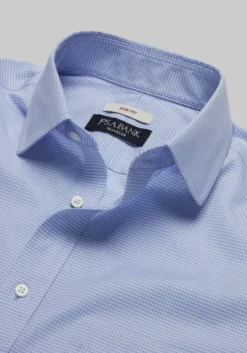 Traveler® Collection Slim Fit Spread Collar Gingham Dress Shirt