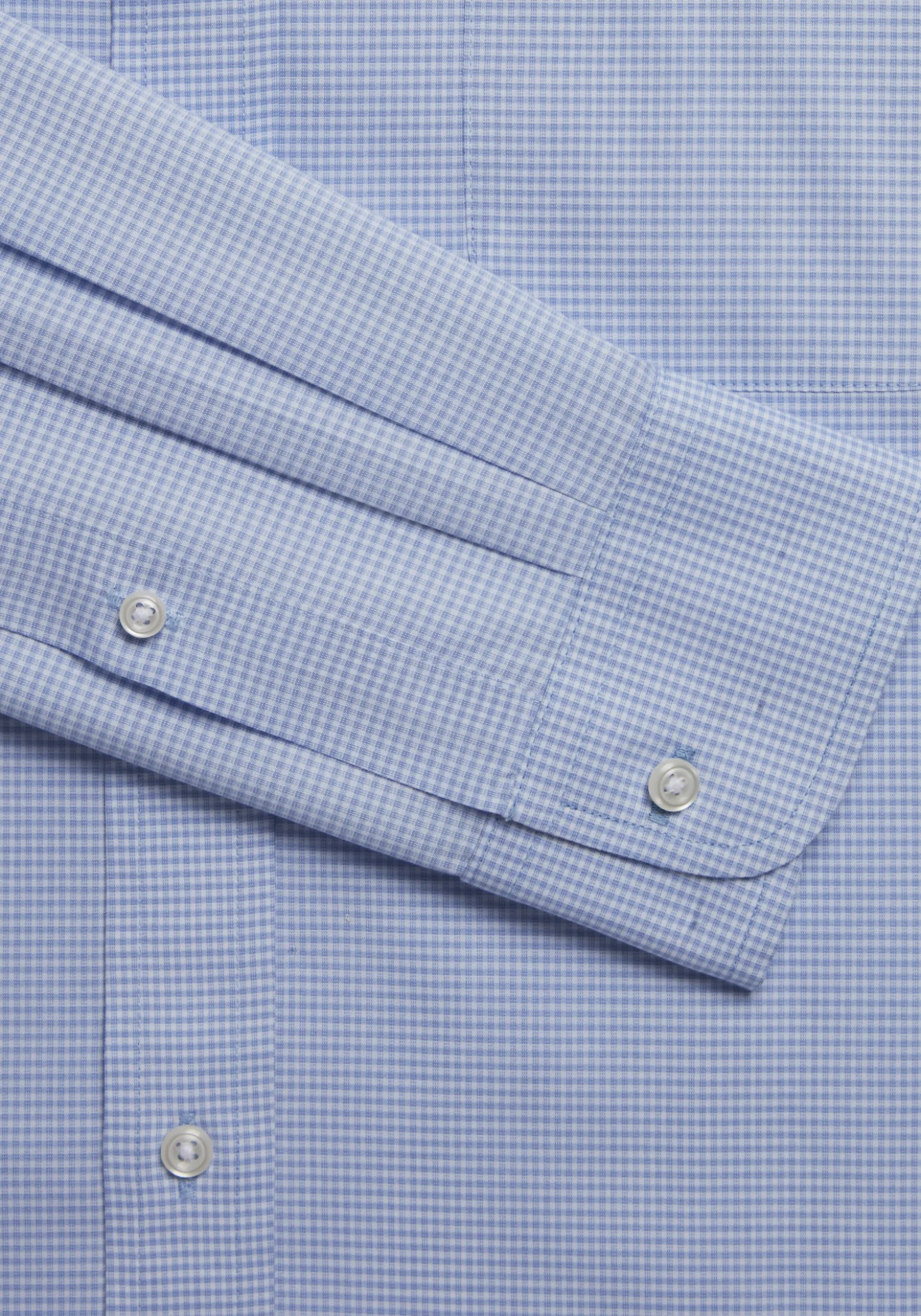Traveler® Collection Slim Fit Spread Collar Gingham Dress Shirt