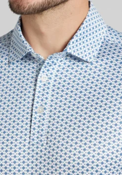 Traveler® Collection Tailored Fit Medallion Performance Polo - Big & Tall
