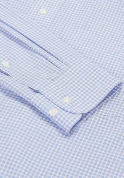 Traveler® Collection Tailored Fit Small Check Dress Shirt