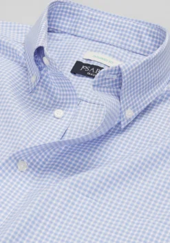 Traveler® Collection Tailored Fit Small Check Dress Shirt