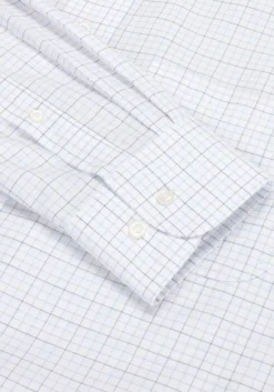 Traveler® Collection Tailored Fit Spread Collar Tattersall Dress Shirt
