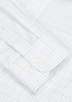 Traveler® Collection Tailored Fit Spread Collar Tattersall Dress Shirt
