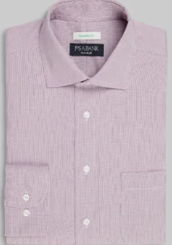 Traveler® Collection Tailored Fit Spread Collar Solid Dress Shirt - Big & Tall