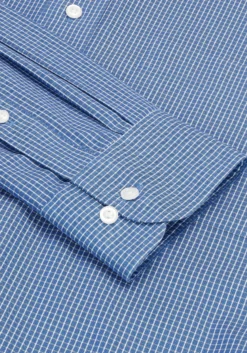 Traveler® Collection Traditional Fit Button-Down Collar Mini Check Dress Shirt