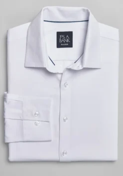 Traveler® COOLMOTION Tailored Fit 4 Way Stretch Long Sleeve Button Up Shirt -Big & Tall