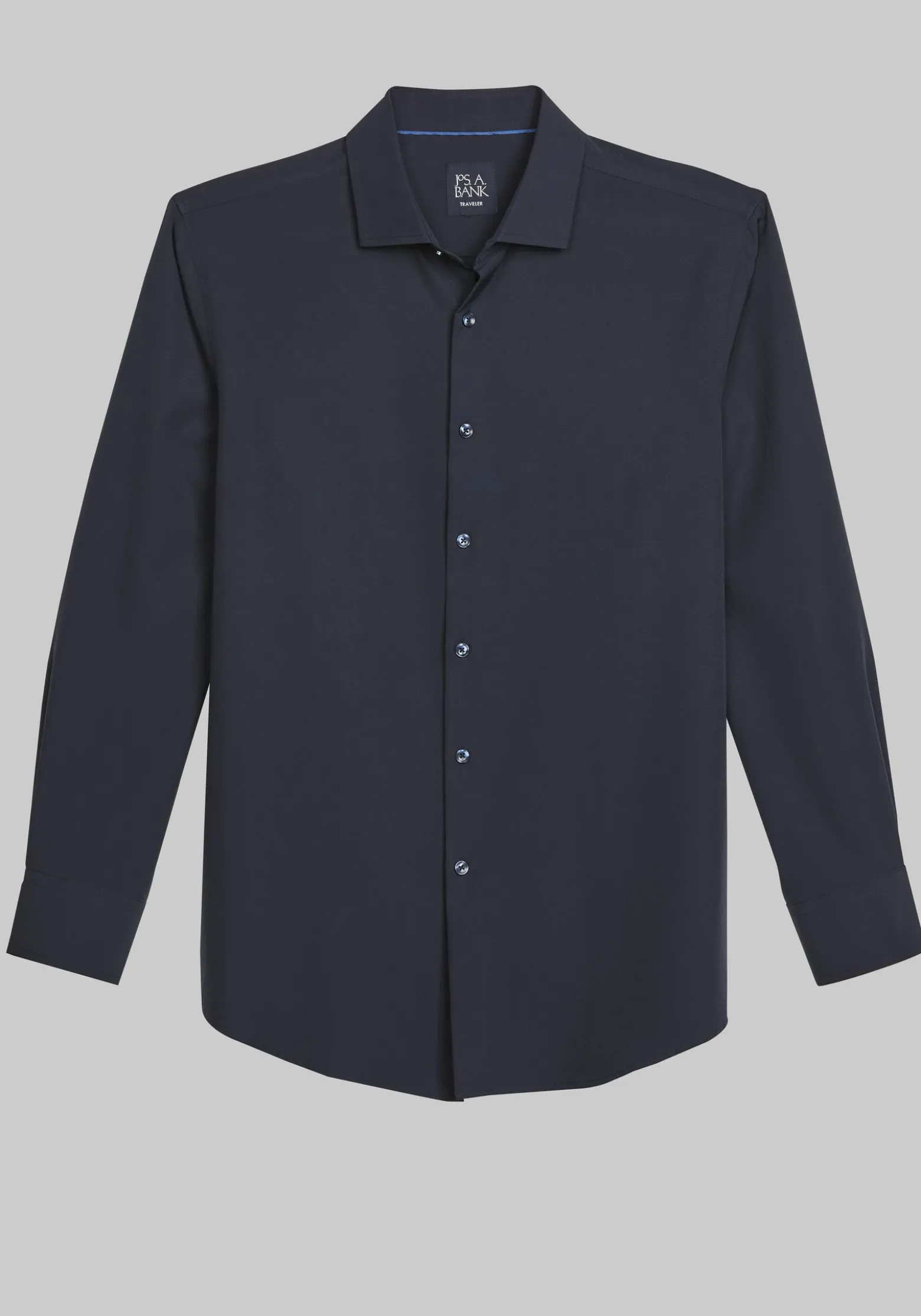 Traveler® COOLMOTION Tailored Fit 4 Way Stretch Long Sleeve Button Up Shirt -Big & Tall