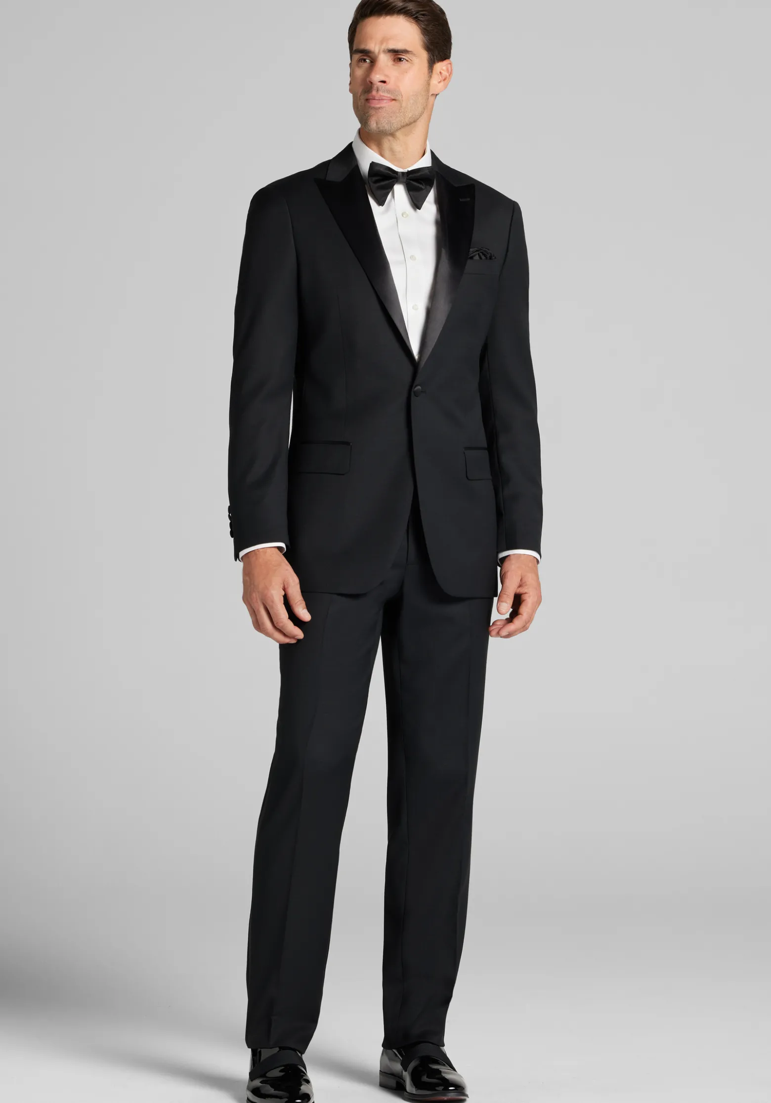 Traveler® COOLMOTION Tailored Fit Textured Solid Tuxedo Separate Jacket - Big & Tall