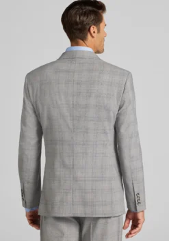 Traveler® COOLMOTION Tailored Fit Plaid Suit Separates Jacket