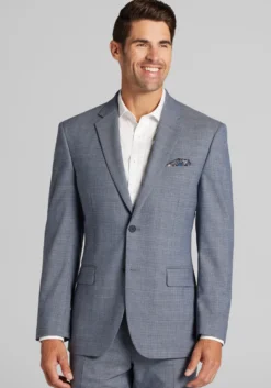 Traveler® COOLMOTION Tailored Fit Mini Plaid Suit Separates Jacket