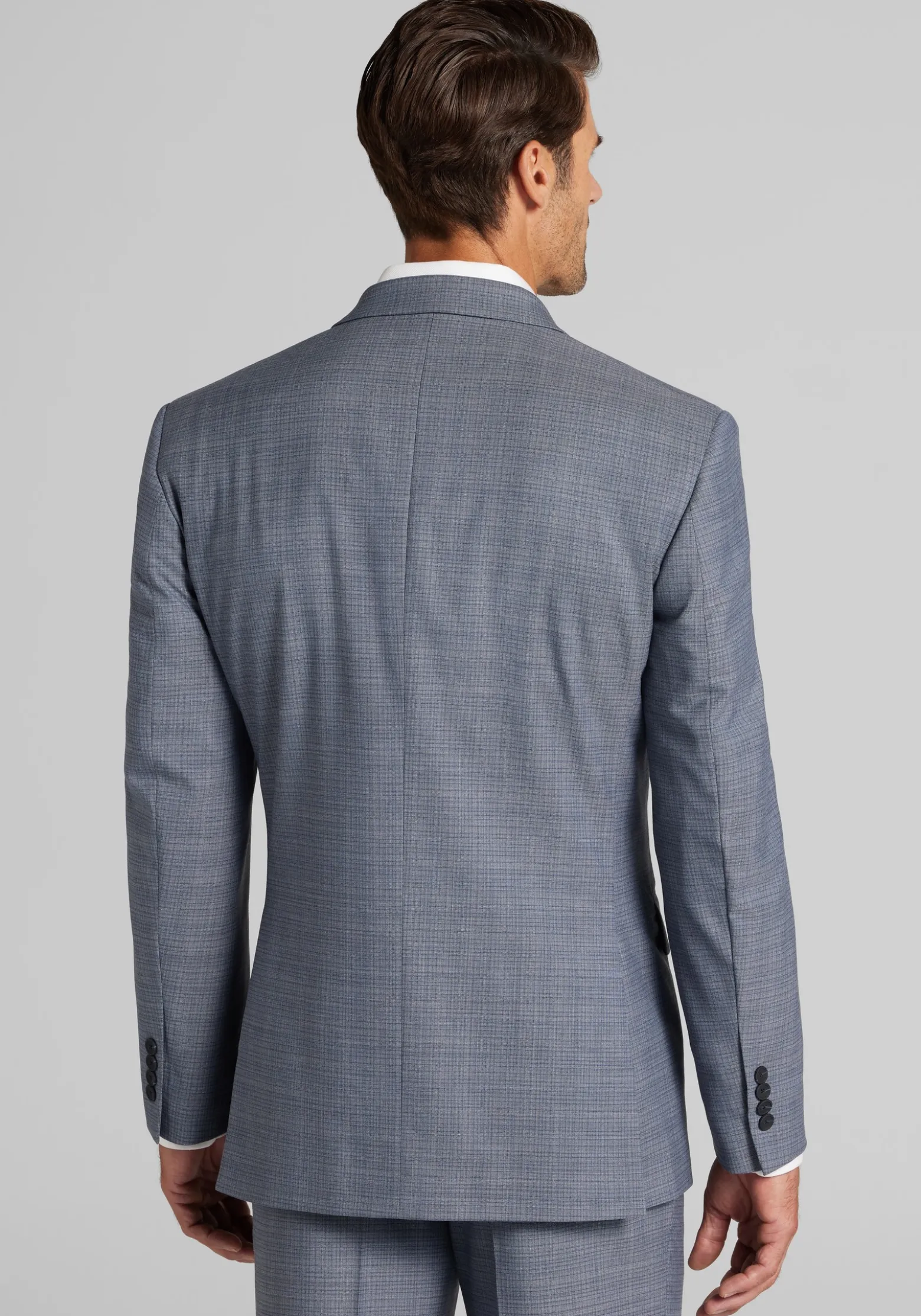 Traveler® COOLMOTION Tailored Fit Mini Plaid Suit Separates Jacket