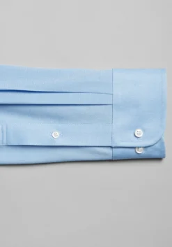 Traveler® COOLMOTION Tailored Fit Spread Collar Knit Solid Dress Shirt - Big & Tall