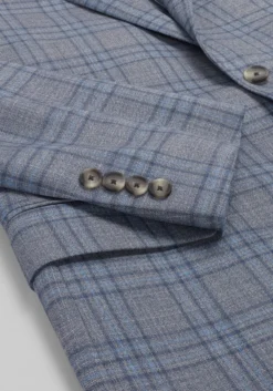 Traveler® COOLMOTION Traditional Fit Plaid Sportcoat